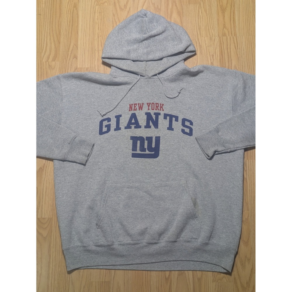 NFL Mens New York Giants Hoodie Heather Gray XL